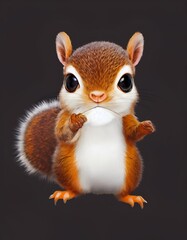 Obraz premium squirrel (gen art)