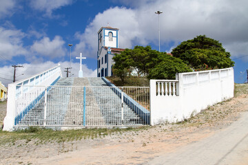 Catholic church in the countryside of Bahia, Conde city in Brazil