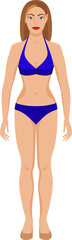 HourGlass type of female figure