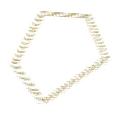 Gold Geometric Border Frame