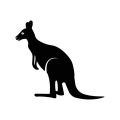 Wild animal wallaroo marsupial icon | Circle version icon |