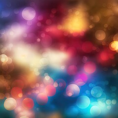 Obraz premium Abstract glowing light bokeh blurry background