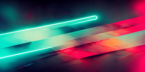 Abstract futuristic background with glowing light effect. Technology style.