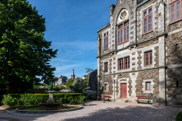 Fototapeta premium The castle of Fougeres in Brittany, France