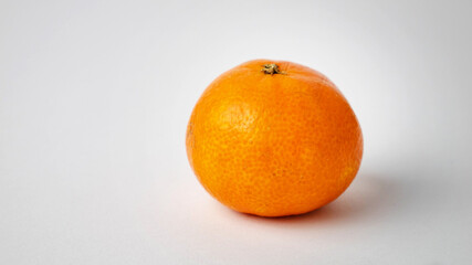 mandarin closeup on white background