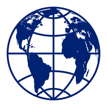 Globe icon illustration