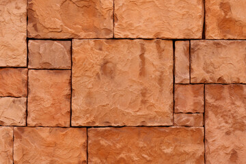 Brown stone wall rough natural stone tiles