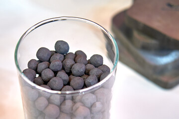 Samples of products of the metallurgical industry. Blanks made by a metallurgical enterprise for further processing