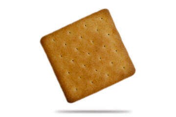 Salty cookies isolated on white background