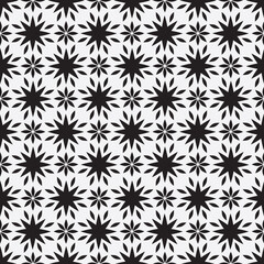 Abstract arabesque seamless pattern. Floral muslim ornamental texture. Artistic mosaic background in arab orient style