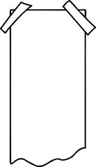 Sheet of paper for notes