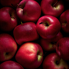 red apples background