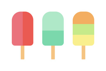 Ice Cream Icon Set Vector illustration