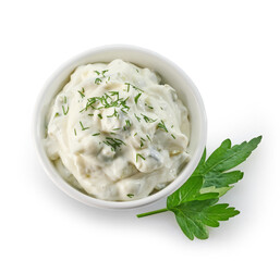 bowl of tzatziki sauce