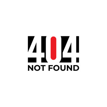 404 not found error symbol logo design