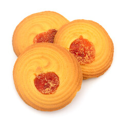 Cookies on white.