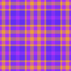 Check tartan pattern. Vector textile texture. Plaid background seamless fabric.