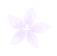 Fioletowy kwiatek ilustracja