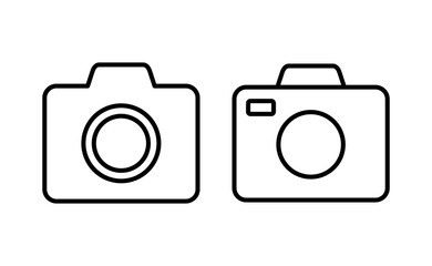 Camera icon vector for web and mobile app. photo camera sign and symbol. photography icon.