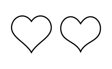 Love icon vector for web and mobile app. Heart sign and symbol. Like icon vector.