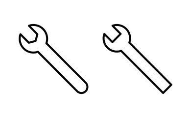 Wrench icon vector for web and mobile app. repair icon. tools sign and symbol