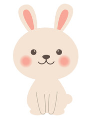 年賀状素材  うさぎイラスト