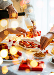 Christmas or New Year celebration