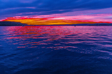 Sunset at Seneca Lake, Ohio