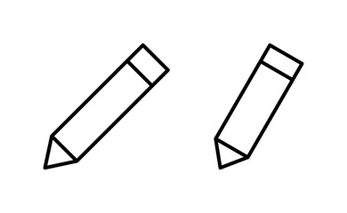 Pencil icon vector for web and mobile app. pen sign and symbol. edit icon vector
