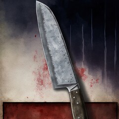 illustration of a Kitchen knife