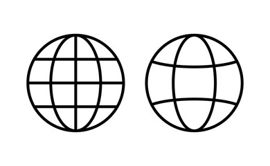 Web icon vector for web and mobile app. go to web sign and symbol. web click icon. Global search icon