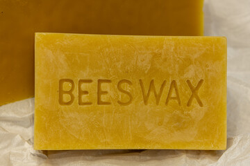 Bees Wax Block stamped 