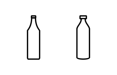 Bottle icon vector for web and mobile app. bottle sign and symbol