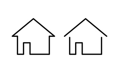 House icon vector for web and mobile app. Home sign and symbol