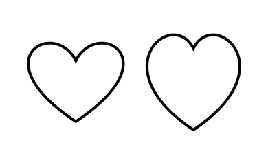 Love icon vector for web and mobile app. Heart sign and symbol. Like icon vector.