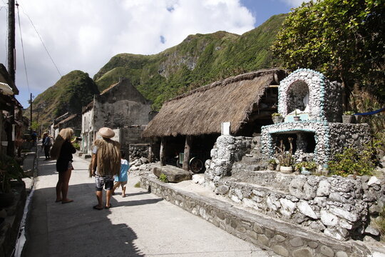 Old stone houses at Batan Island, Batanes, Philippines
