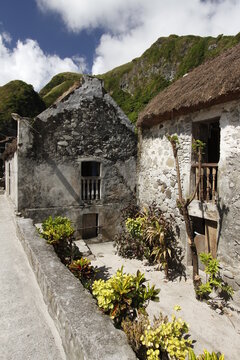 Old stone houses at Batan Island, Batanes, Philippines