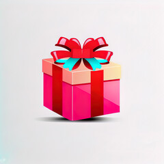Obraz premium Gift box icon. Graphic elements for your design