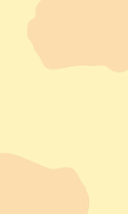 abstract brown blobs on cream background