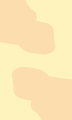 abstract brown blobs on cream background