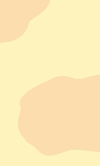 abstract brown blobs on cream background