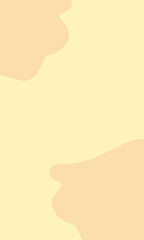 abstract brown blobs on cream background