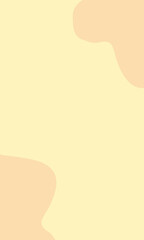 abstract brown blobs on cream background