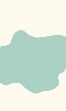 Cream White Background With Sky Blue Blobs Abstract