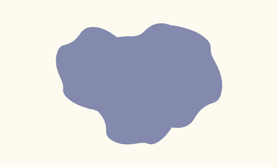 cream white background with purple blob abstract