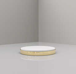 podium mockup product display background 3d