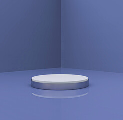 podium mockup product display background 3d