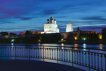 The Old Russian Pskov Kremlin