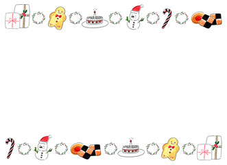 クリスマスのフレーム