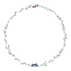 ヒイラギのフレーム